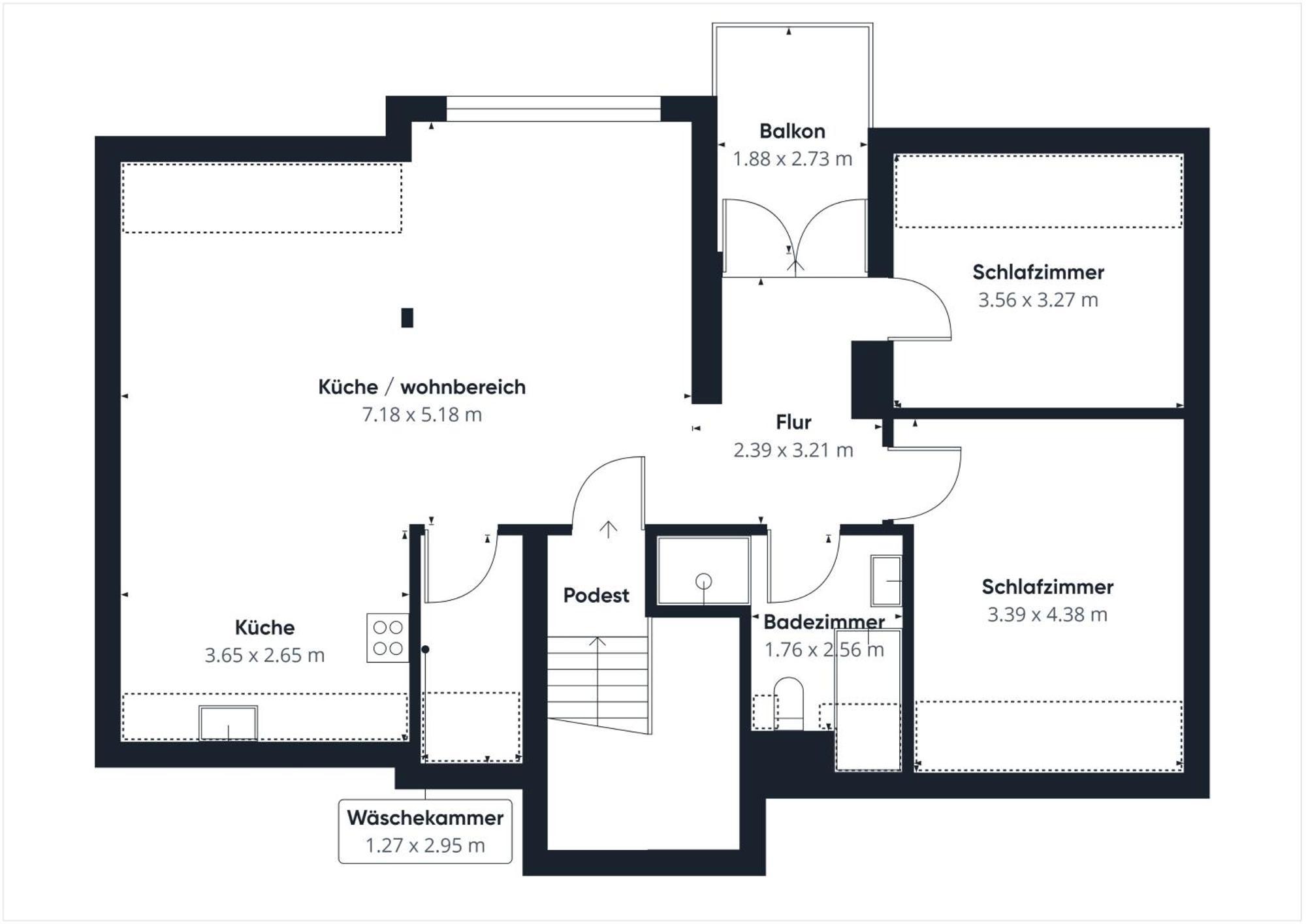 Wohnung Famous, 100Qm, Klima, Loggia, 24H Checkin, Bis 5 Personen Брауншвейг Екстер'єр фото